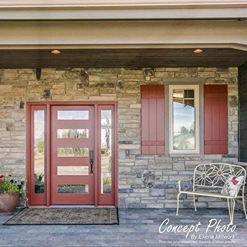 White Composite Board-n-Batten Shutters (Per Pair) Q9910