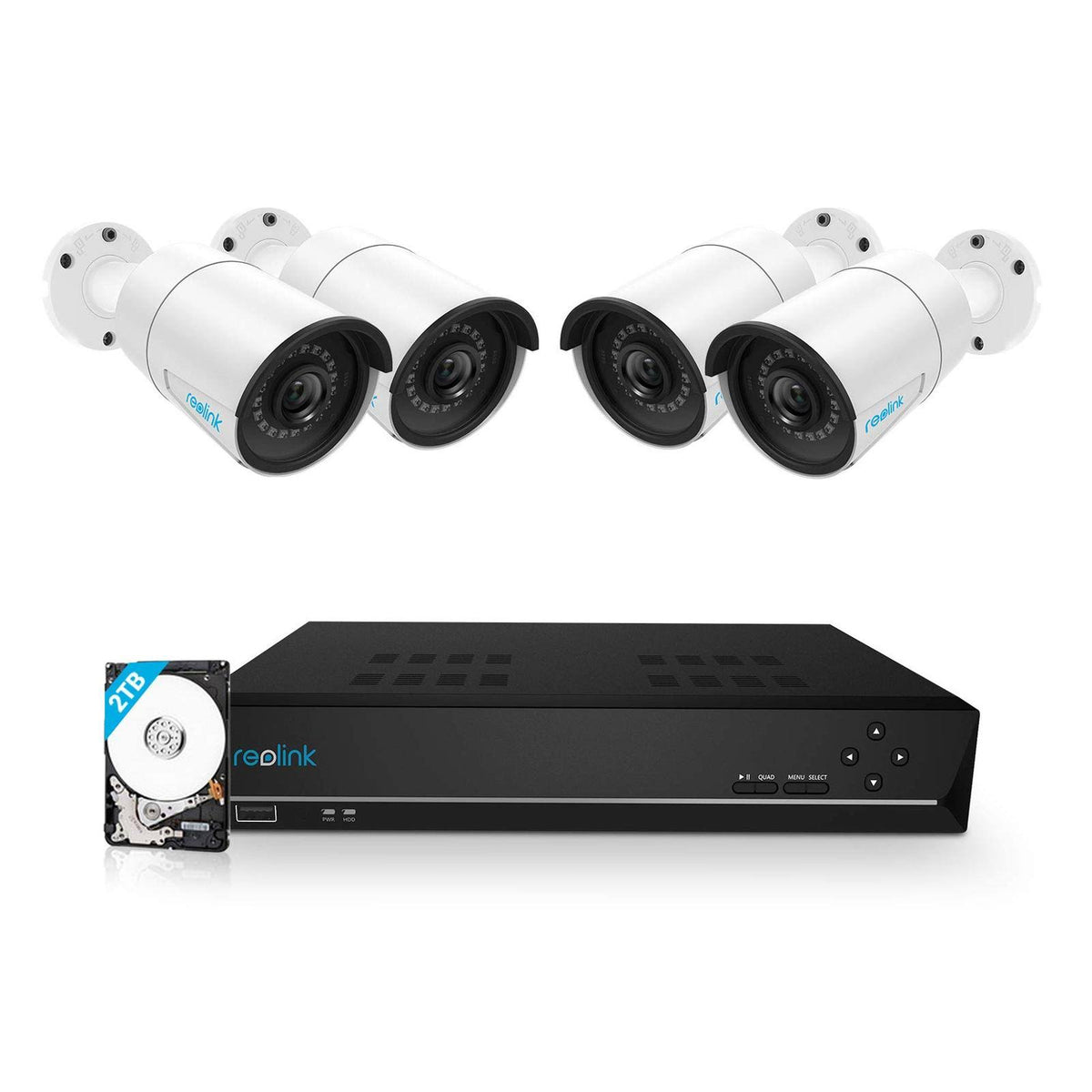 8CH 5MP PoE Security Camera System L526