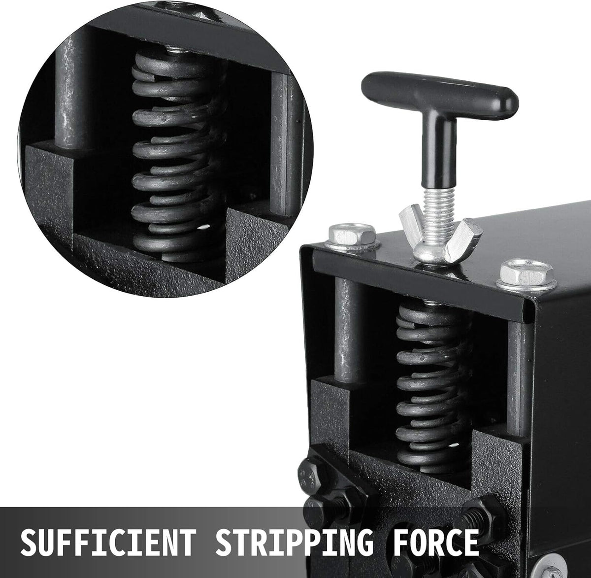 Manual Hand Cranked Wire Stripping Machine 1.5mm-20mm 10 Channels Y13818