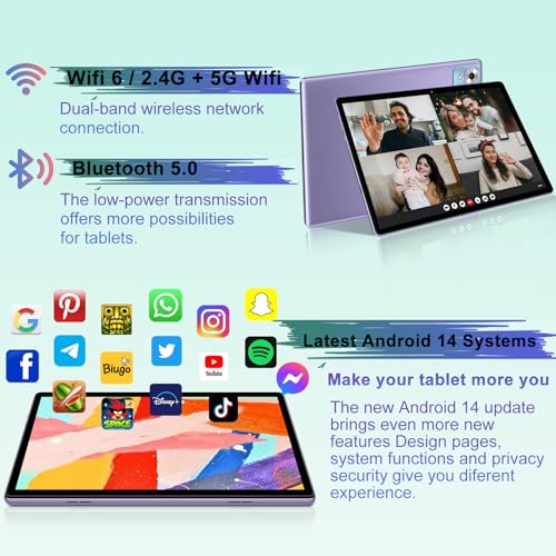 Black 10.1 Inch 2-in-1 Tablet with Keyboard C270