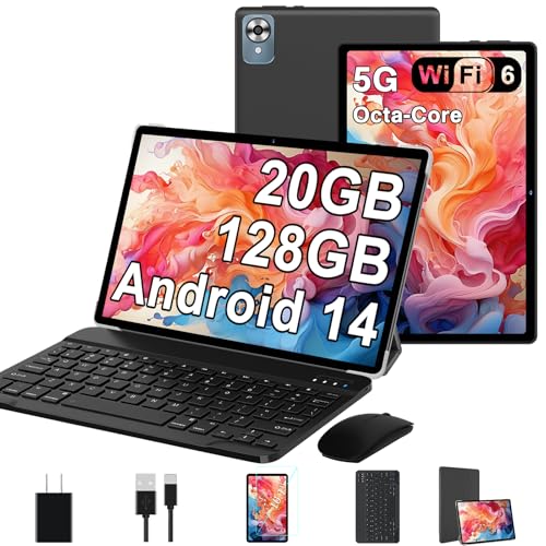 Black 10.1 Inch 2-in-1 Tablet with Keyboard C270