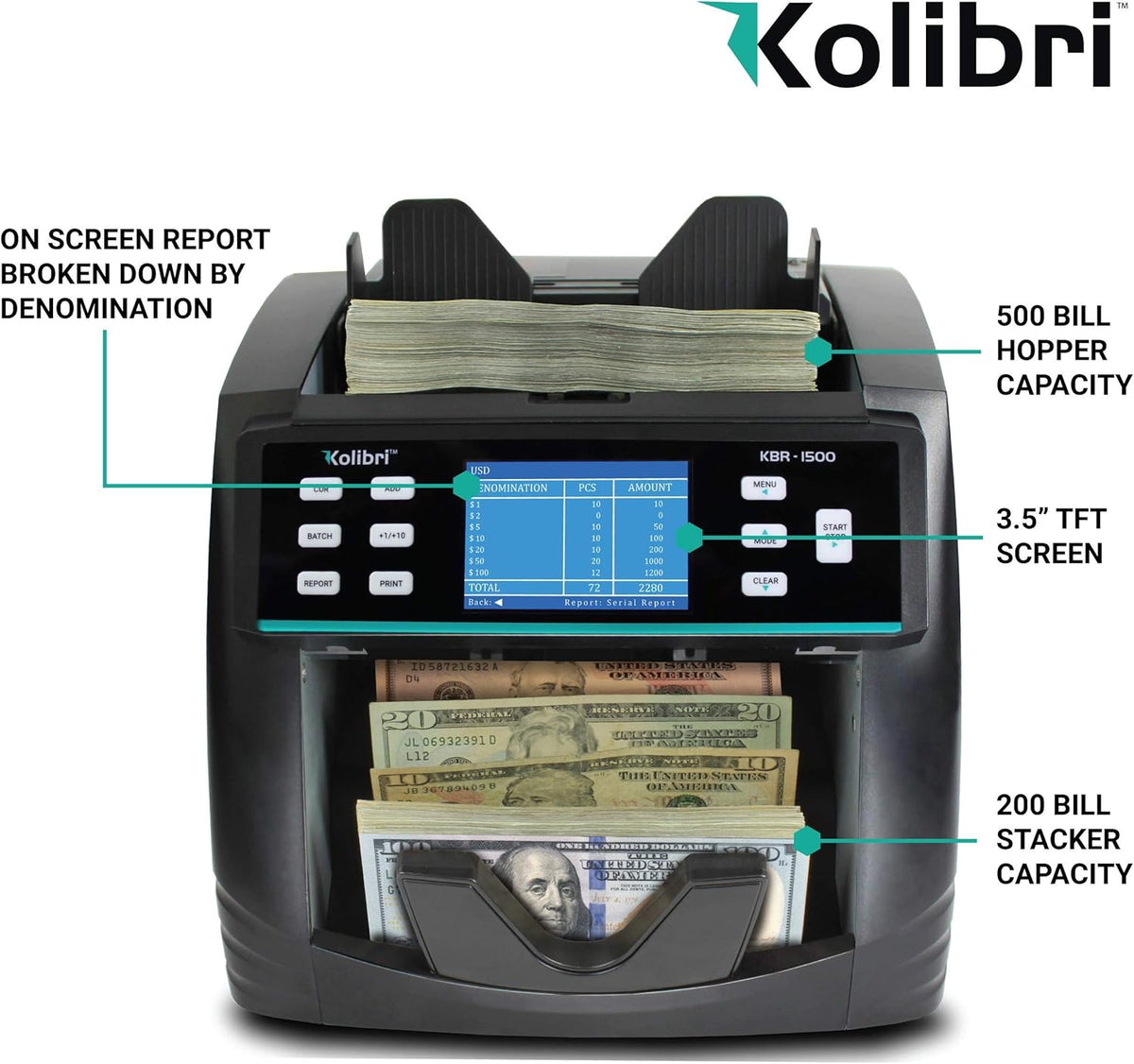 Money Counter Machine with Advanced Counterfeit Detection P396