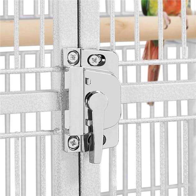 Rolling Metal Parrot Cage with Playtop X797