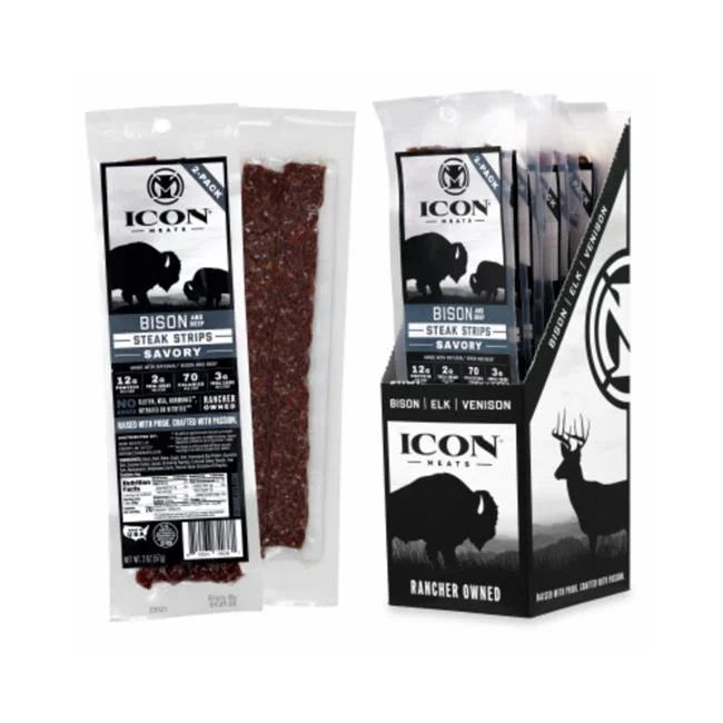 2 oz Savory Bison Strip Case of 8 Y5570