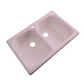 2-Hole Double Bowl Kitchen Sink H8509
