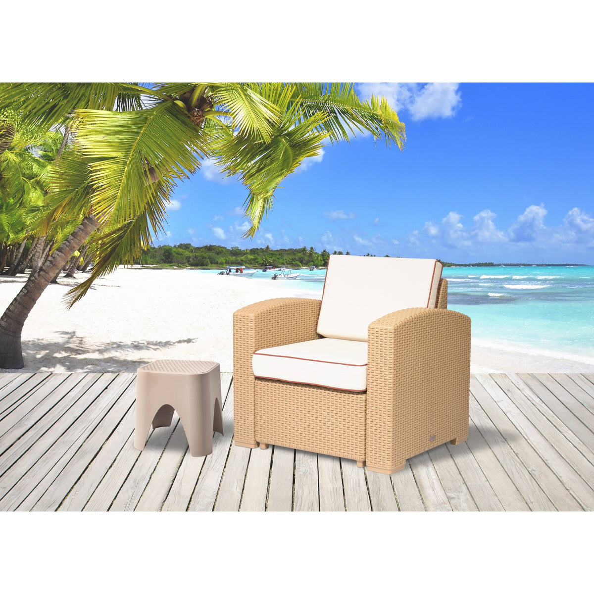 Rattan Club Chair M1543