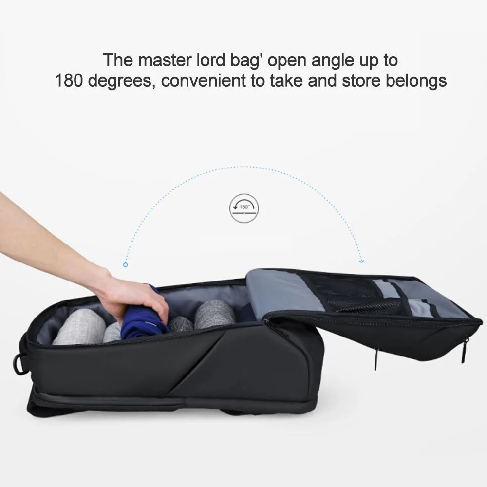 33L Waterproof USB Charging Travel Backpack B5976