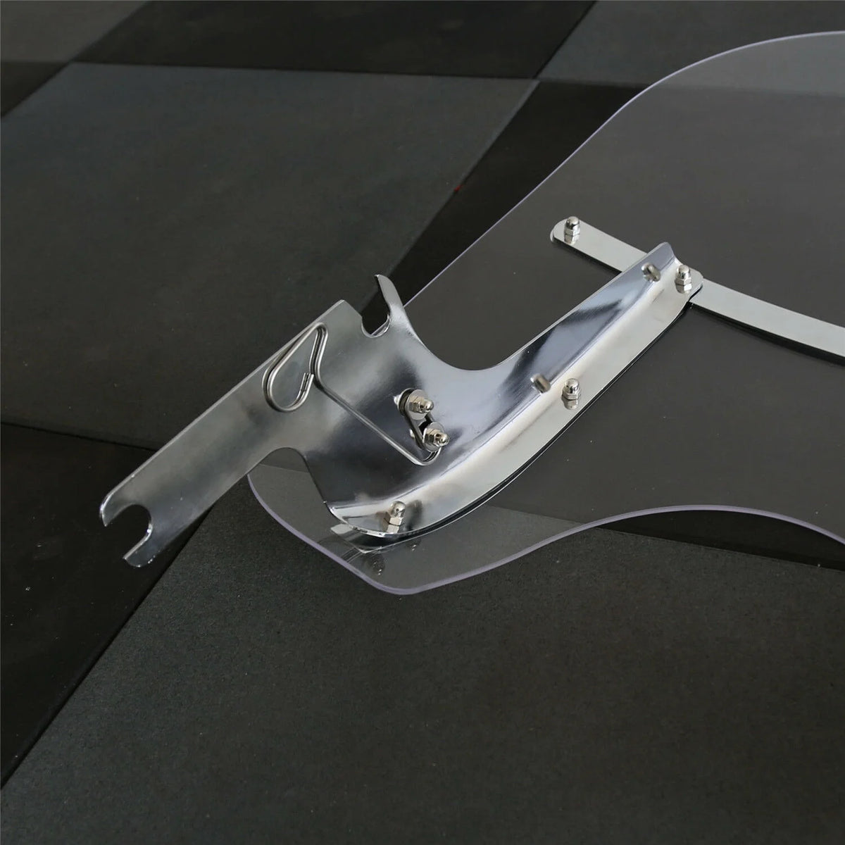 Clear Detachable Windshield Windscreen 28 Inch with Bracket Mounting P49659
