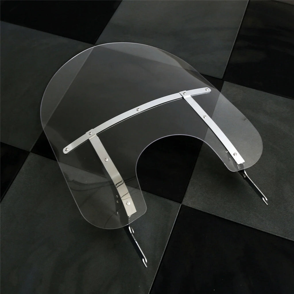 Clear Detachable Windshield Windscreen 28 Inch with Bracket Mounting P49659