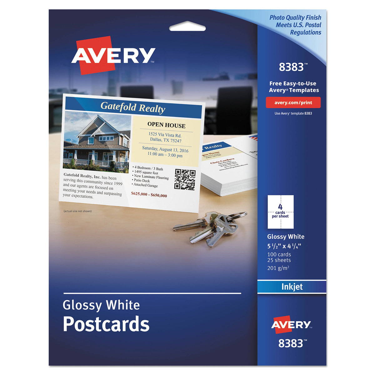 Glossy Postcards for Inkjet Printers Z20491