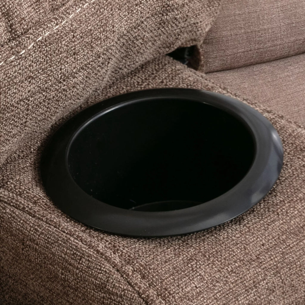Manual Rocking Recliner Chair with 2 cup holders F4546