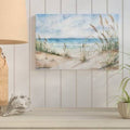 Brown Watercolor Painting Print on Wrapped Canvas L815