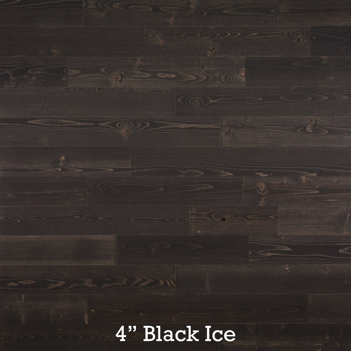 Peel and Stick Reclaimed Black Ice Wood Planks D161722