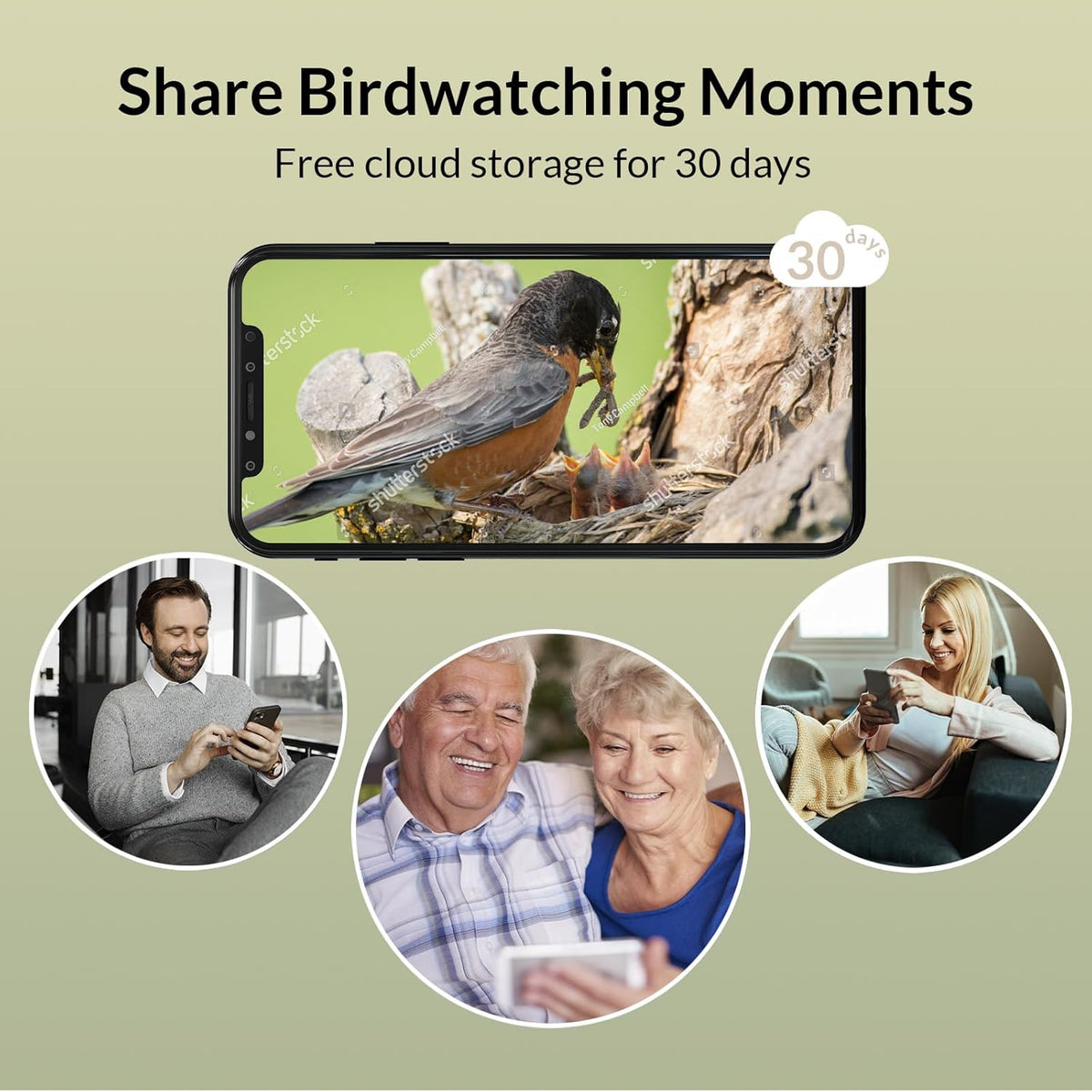 Smart Bird Feeder Camera with Solar Camera Lite U999440