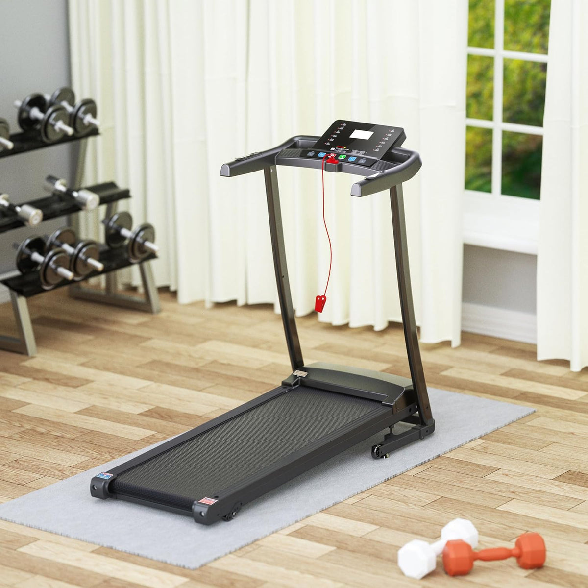 2.5 HP Folding Treadmill with 3-Speed Incline Adjustment G359808
