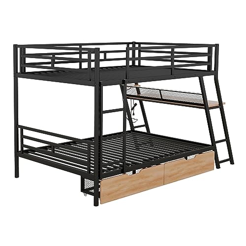Twin Size Wood Low Loft Bed with Ladder White L7427