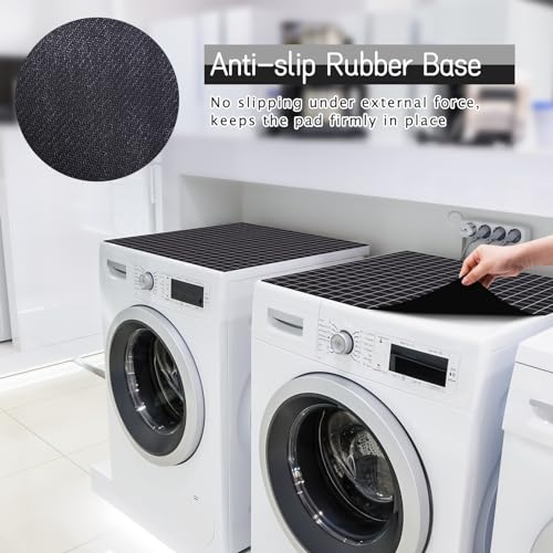 23.6 x 23.6 inches Anti-Slip Washing Machine Top Cover with Storage Bags L140