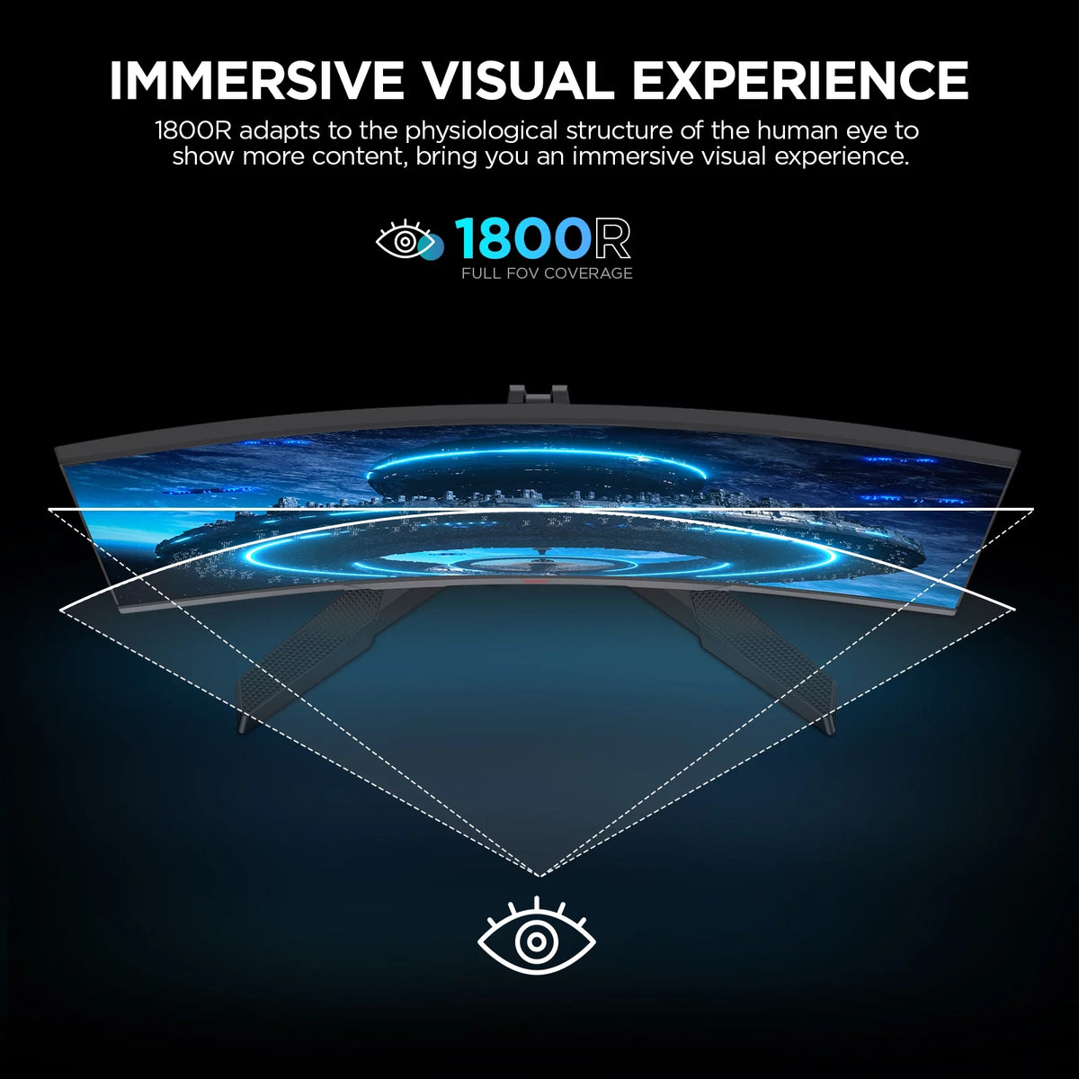 24 inch FHD 1080P VA Gaming Monitor, 165Hz, 1ms C4490