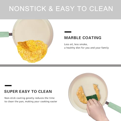 8.7 inch Nonstick Crepe Pan (Light Pink) W727