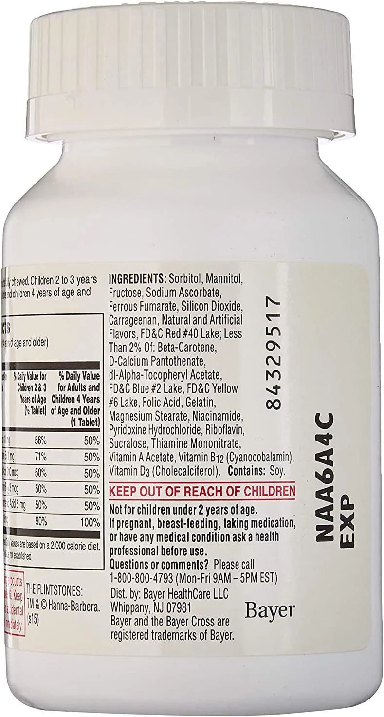 Children's Multivitamin with Iron Chewables, 60 ct, 3 pack M336181