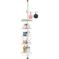 Constant Tension Corner Shower Caddy, 5 Tier Adjustable Shelves K209