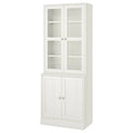 White Storage Combination with Glass Doors Y45159