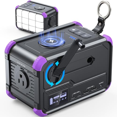 Portable Power Station 153Wh 120V 150W AC Outlet Lithium Battery Power Bank T40705