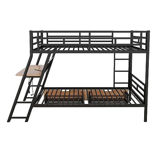 Twin Size Wood Low Loft Bed with Ladder White L7427