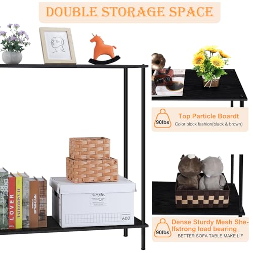 Brown 2 Tier Narrow Console Table A26789