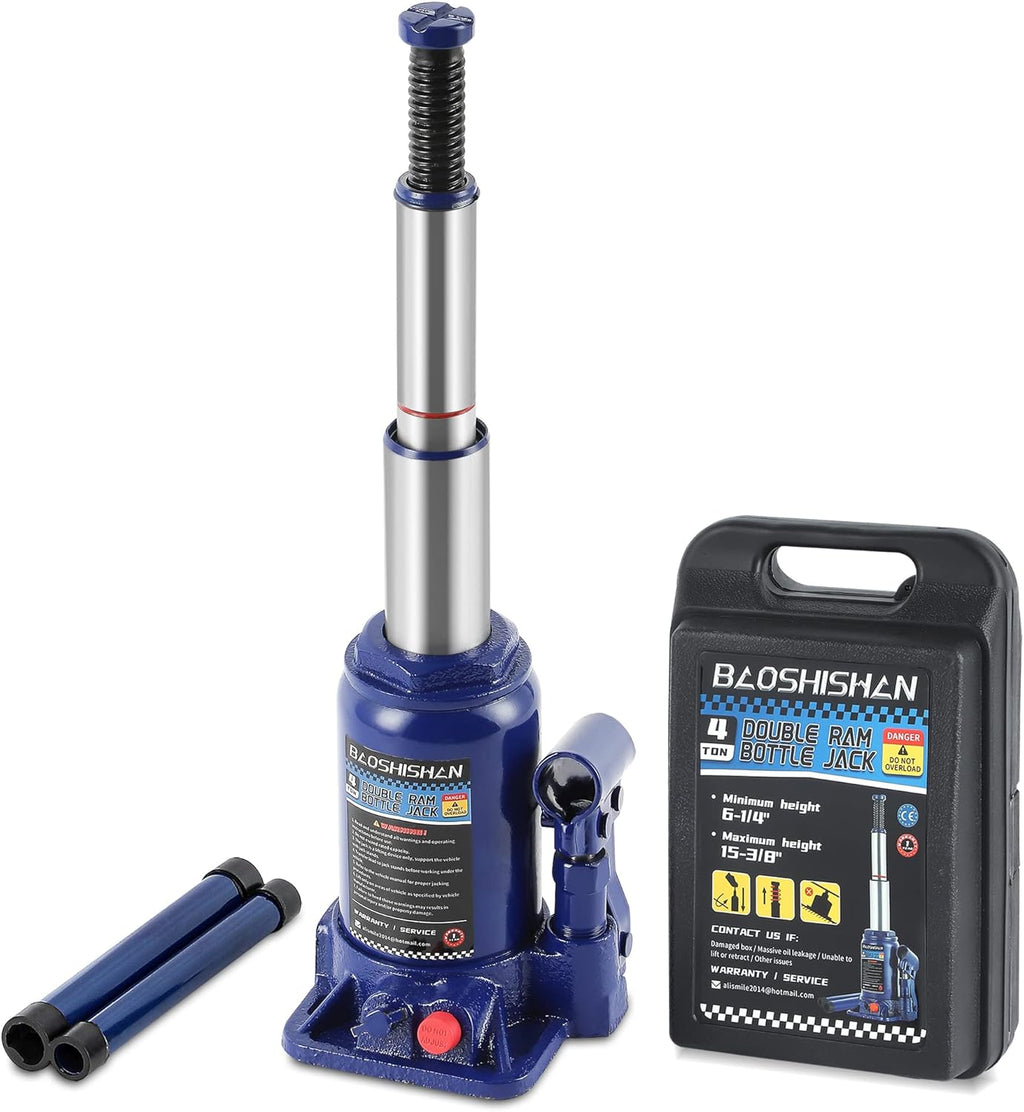 4 Ton Hydraulic Bottle Jack with Carrying Case L53368