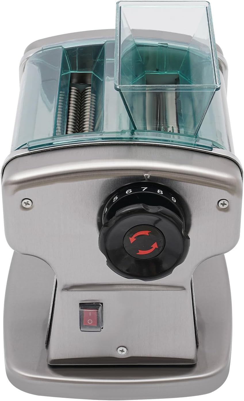 Electric Pasta Maker Machine with 9 Thickness Settings, 2 mm Stainless Steel Blade, 135W V8823