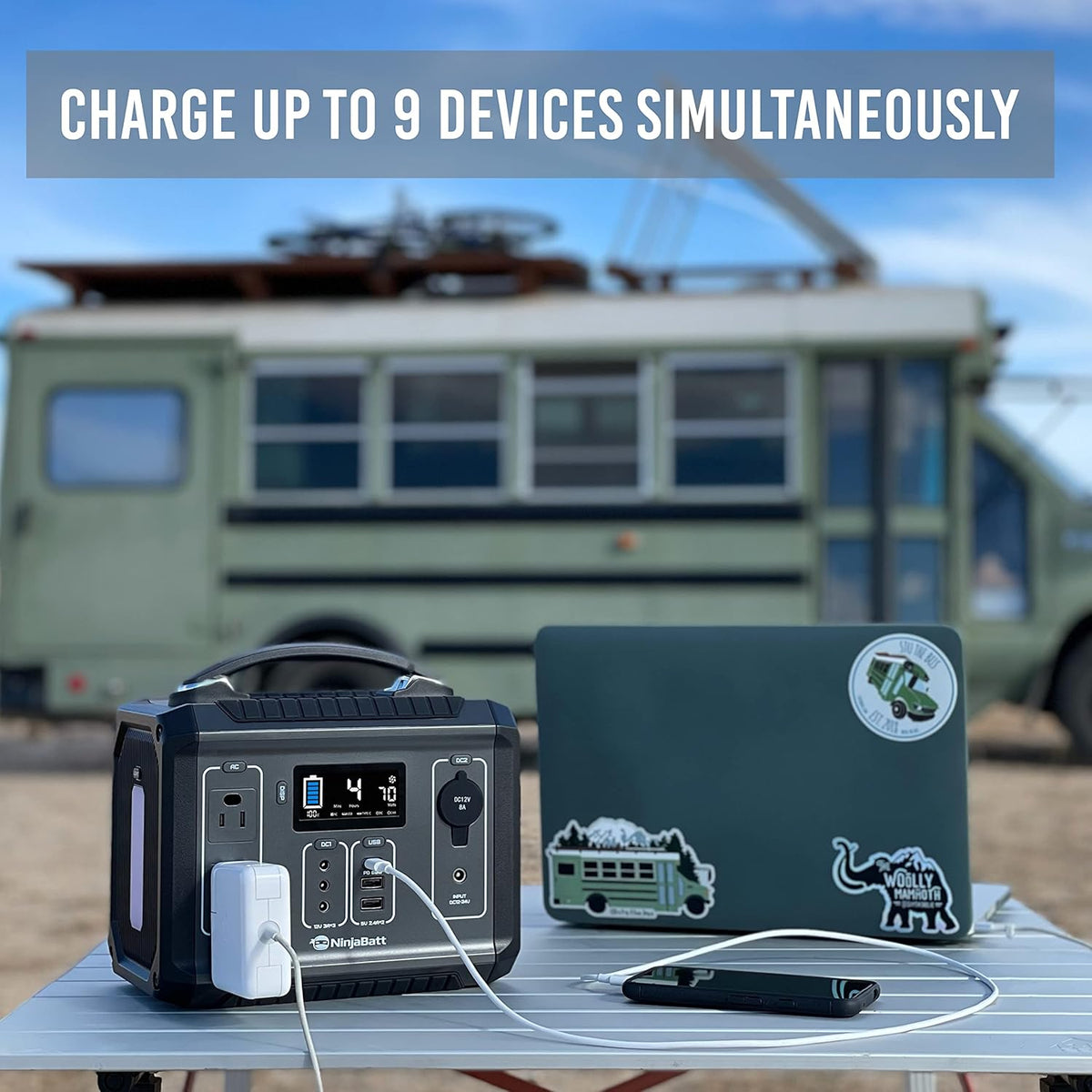 280Wh Portable Power Station with 110V/300W AC Outlets I788