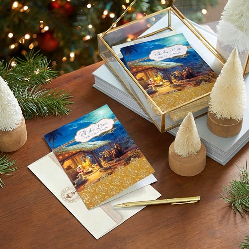 36 Cards and Envelopes Religious Christmas Card Assortment Q1960