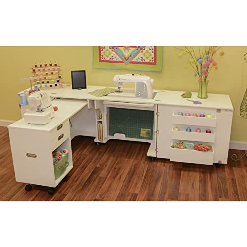 Ash White Sewing Cabinet F888316