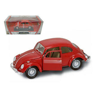 1967 Volkswagen Beetle Red 1/18 Diecast Model Car X28308