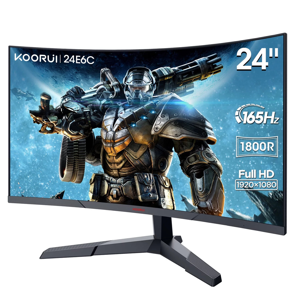24 inch FHD 1080P VA Gaming Monitor, 165Hz, 1ms C4490