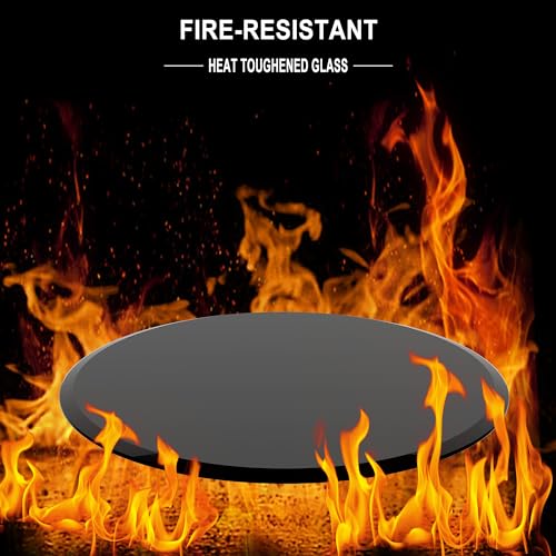 36 Inch Round Tempered Glass Tabletop I886724