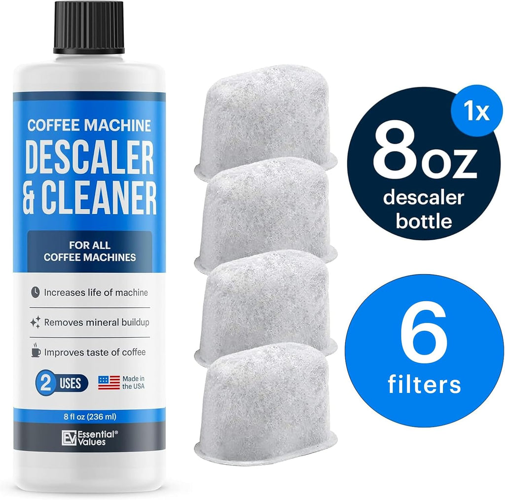 Keurig Descaler & 6 PACK Replacement Filters, Descaling Solution, Decalcifier & Coffee Maker Cleaner S8178