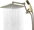 All Metal 12 Inch Rainfall Shower Head with Handheld Spray Combo, 71 Inches Stainless Steel Hose, Oil Rubbed Bronze B77020
