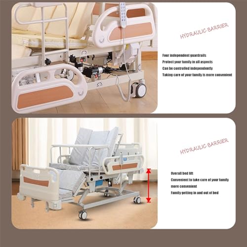 Electric Nursing Bed with Breathable Mattress Y12644