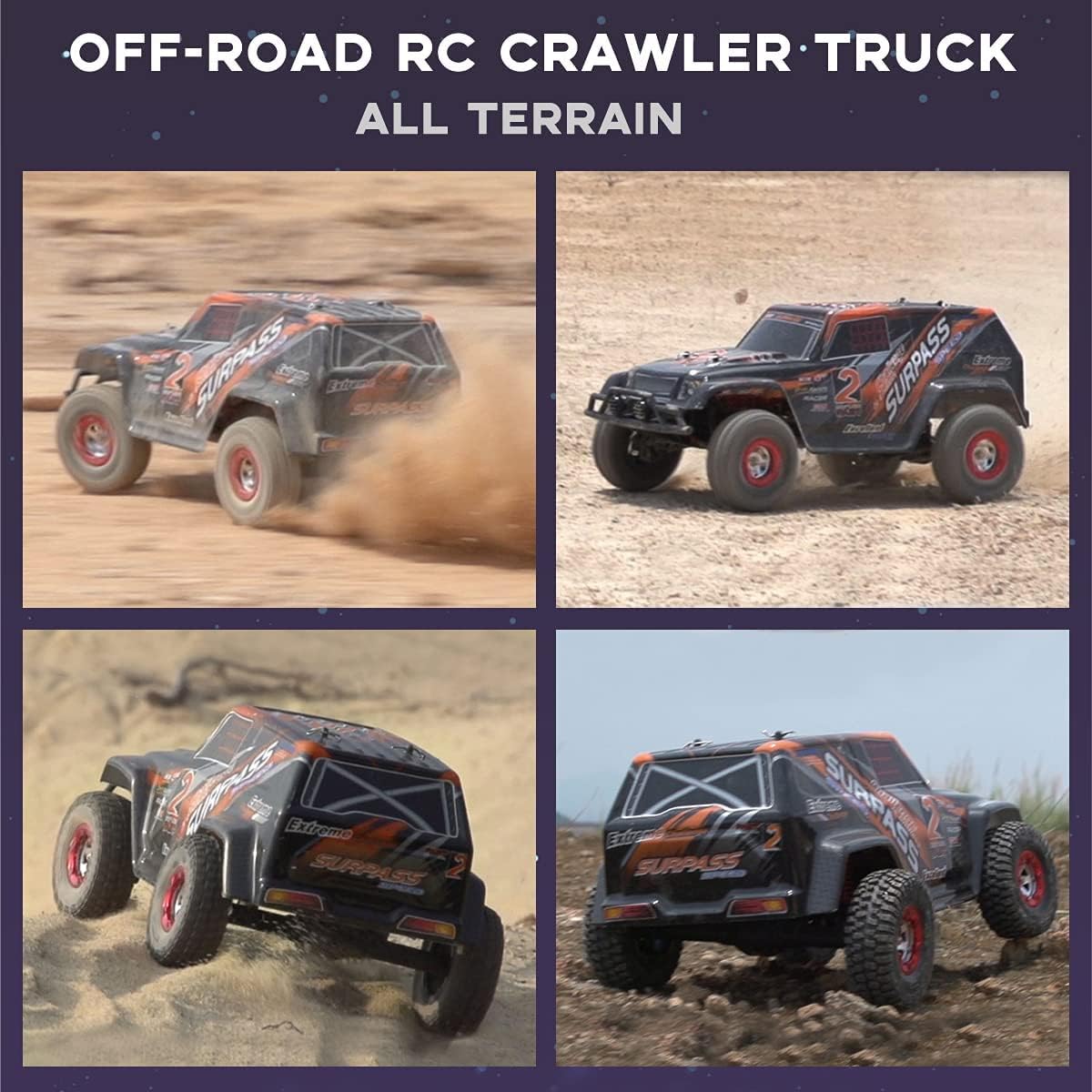 1/12 Scale 4WD Off Road Monster Truck RC Rock Crawler I9474
