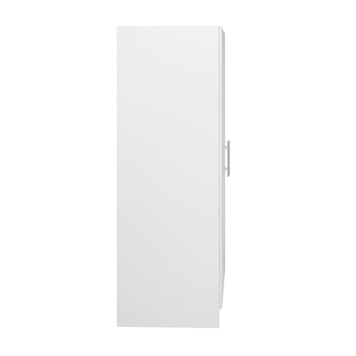 Gray 32" Storage Cabinet with Hanging Rail and Shelves G4764