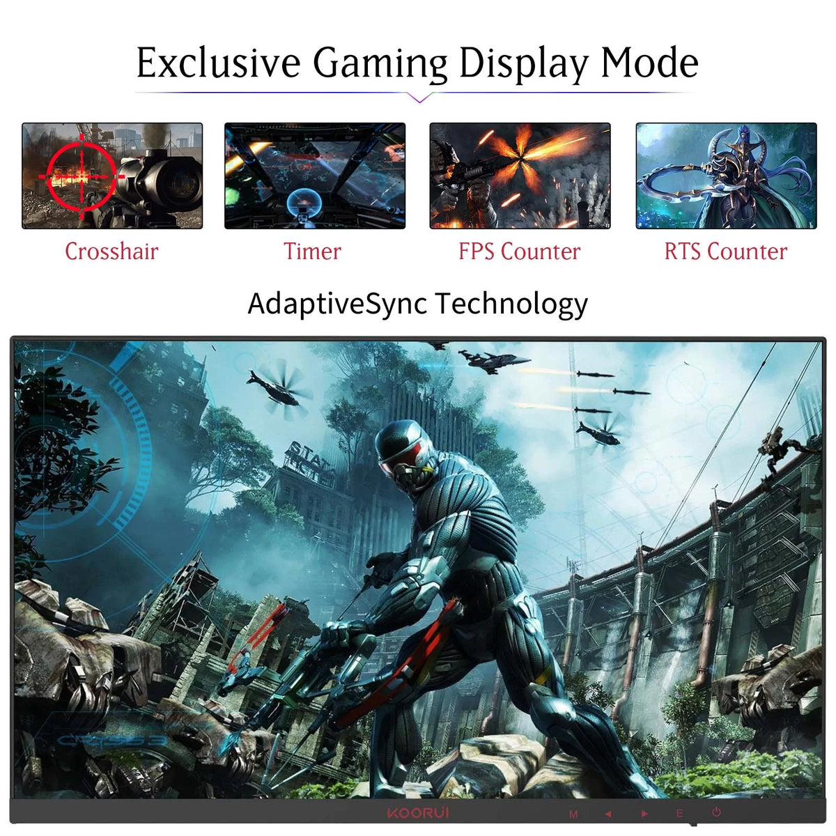 24 inch FHD 1080P VA Gaming Monitor, 165Hz, 1ms C4490