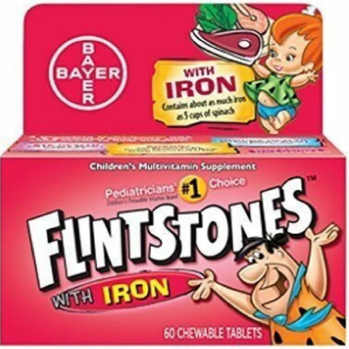 Children's Multivitamin with Iron Chewables, 60 ct, 3 pack M336181