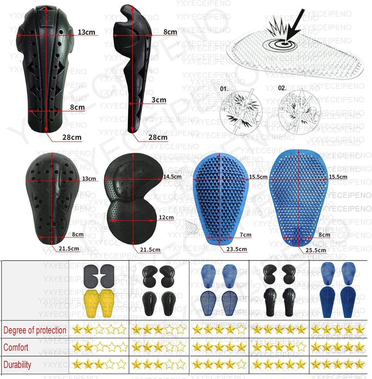Blue Upgrade Removable Cycling Jeans E6287
