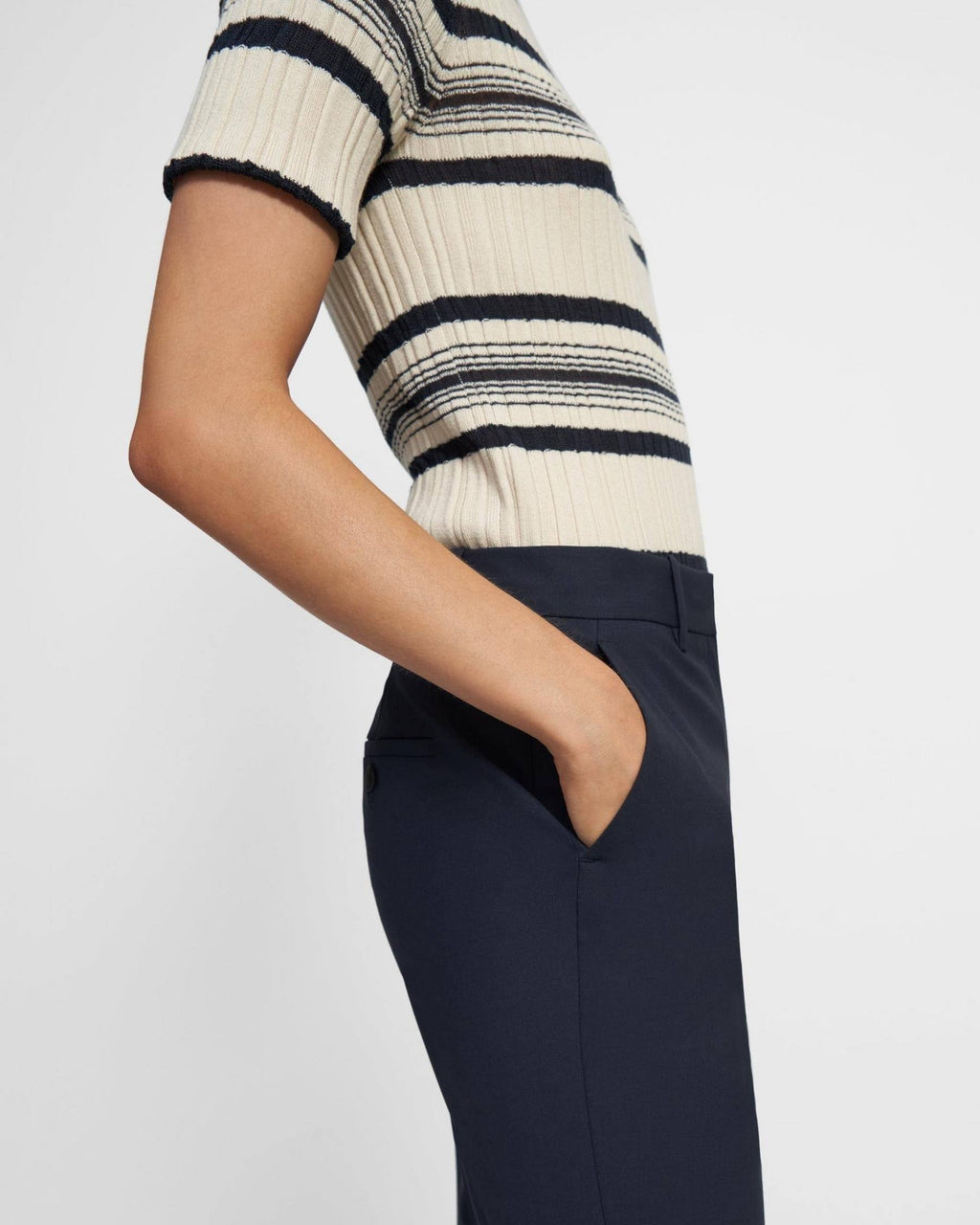 Blue Wool Pant V470159