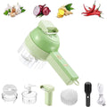 4 in 1 Mini Handheld Electric Vegetable Cutter Set Wireless Food Chopper Grinder Food Processor J25368