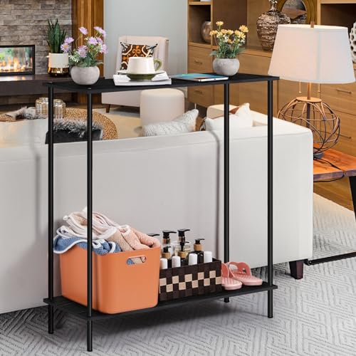 Brown 2 Tier Narrow Console Table A26789