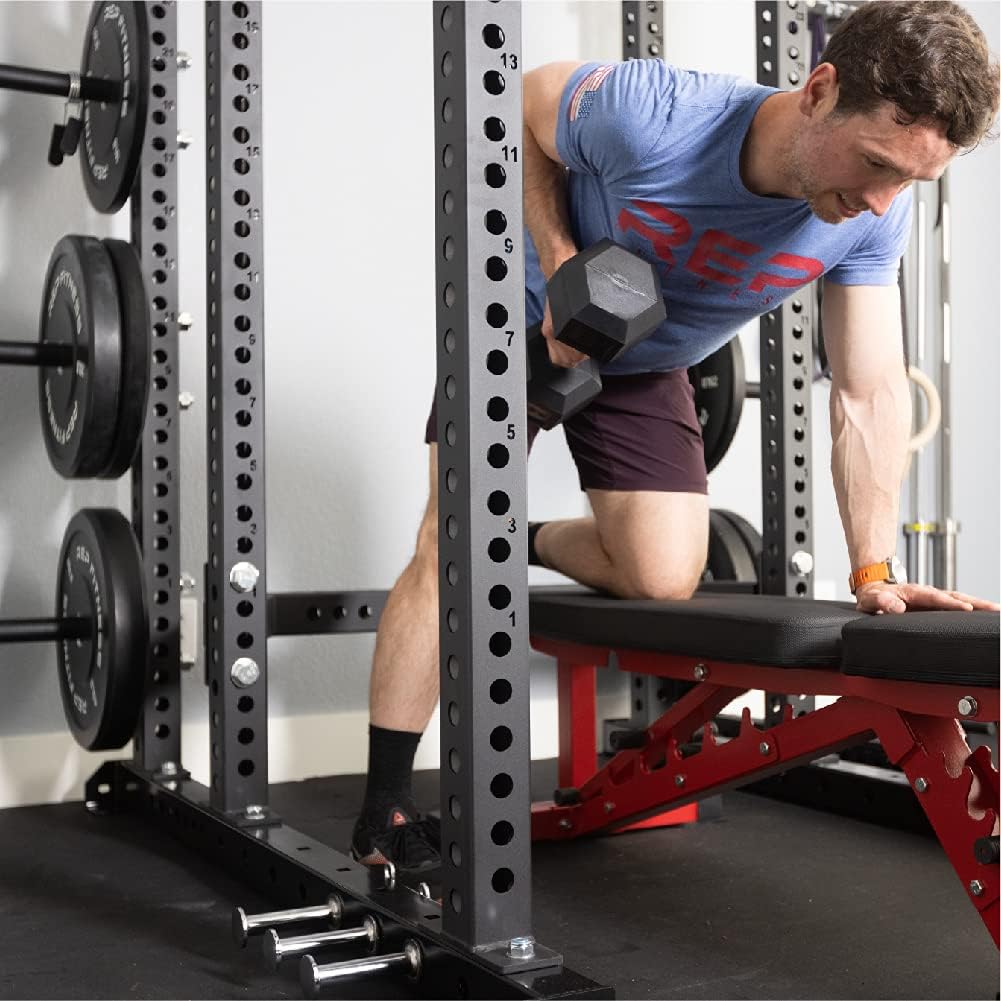 5-50 lb Rubber Hex Dumbbell Set A4262
