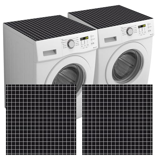 23.6 x 23.6 inches Anti-Slip Washing Machine Top Cover with Storage Bags L140
